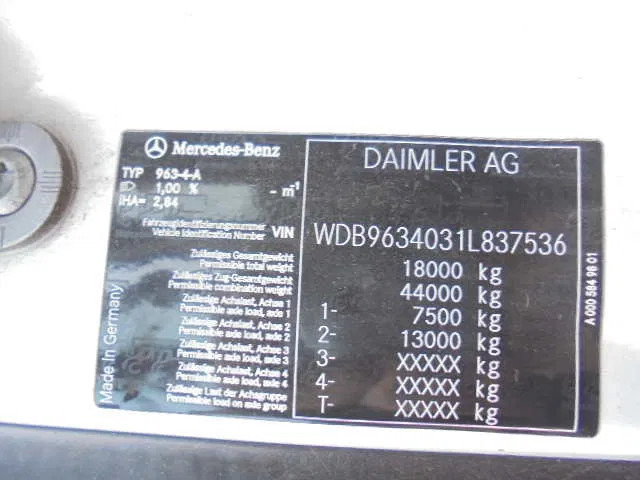 Mercedes-Benz Actros 1840 в лизинг Mercedes-Benz Actros 1840: фото 16