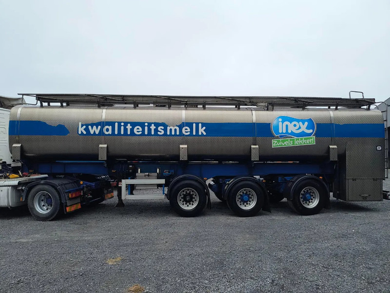 Mafa INSULATED INOX TANK 29000L 3 COMP - PUMP/COUNTER - 2 STEERING AXLES - Полуприцеп-цистерна: фото 2 Mafa INSULATED INOX TANK 29000L 3 COMP - PUMP/COUNTER - 2 STEERING AXLES - Полуприцеп-цистерна: фото 2