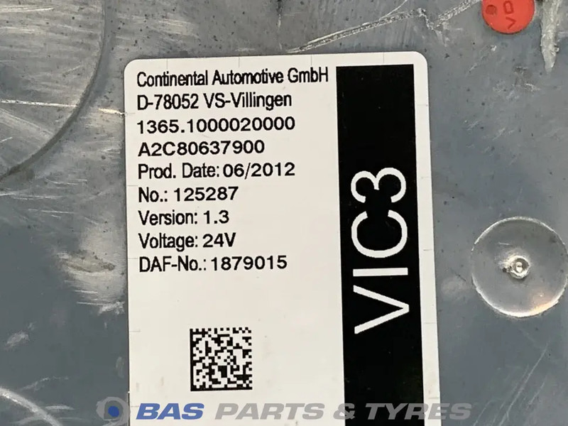 DAF Regeleenheid VIC DAF 1778409 - Кабели/ Провода для Грузовиков: фото 2 DAF Regeleenheid VIC DAF 1778409 - Кабели/ Провода для Грузовиков: фото 2