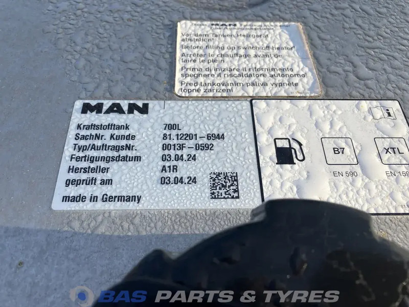 Топливный бак для Грузовиков MAN Brandstoftank MAN 700 Liter 81122015710: фото 6 Топливный бак для Грузовиков MAN Brandstoftank MAN 700 Liter 81122015710: фото 6