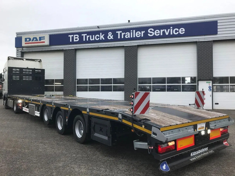 Kässbohrer SPA M 3 / 1N - 18 / 27 Uitschuifbare MEGA oplegger - Полуприцеп бортовой/ Платформа: фото 2 Kässbohrer SPA M 3 / 1N - 18 / 27 Uitschuifbare MEGA oplegger - Полуприцеп бортовой/ Платформа: фото 2