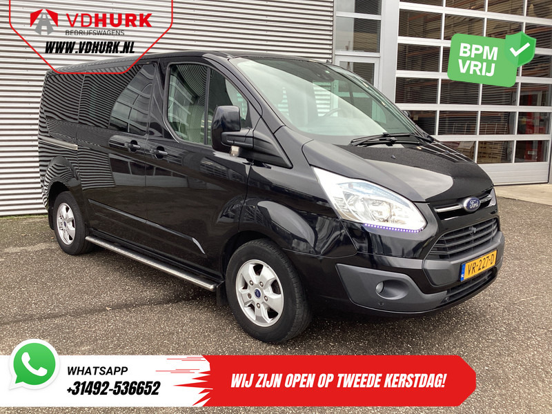 Ford Transit Custom 2.2 TDCI 155 pk Limited DC Dubbel Cabine 2xSchuifdeur/ Elek. Stoel/ Leder/ Stoelverw./ Sidebars/ Airco/ Navi/ Cruise/ Camera/ PD - Легковой фургон, Грузопассажирский фургон: фото 1 Ford Transit Custom 2.2 TDCI 155 pk Limited DC Dubbel Cabine 2xSchuifdeur/ Elek. Stoel/ Leder/ Stoelverw./ Sidebars/ Airco/ Navi/ Cruise/ Camera/ PD - Легковой фургон, Грузопассажирский фургон: фото 1