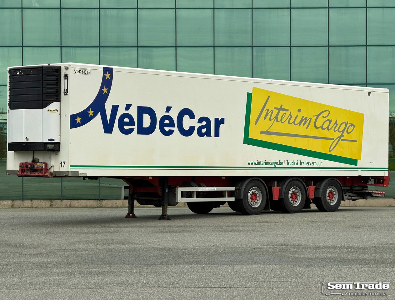 Renders VÉDÉCAR Carrier Maxima 1300 2X Steering Axle Tail Lift Belgium-Trailer - Полуприцеп-рефрижератор: фото 1 Renders VÉDÉCAR Carrier Maxima 1300 2X Steering Axle Tail Lift Belgium-Trailer - Полуприцеп-рефрижератор: фото 1