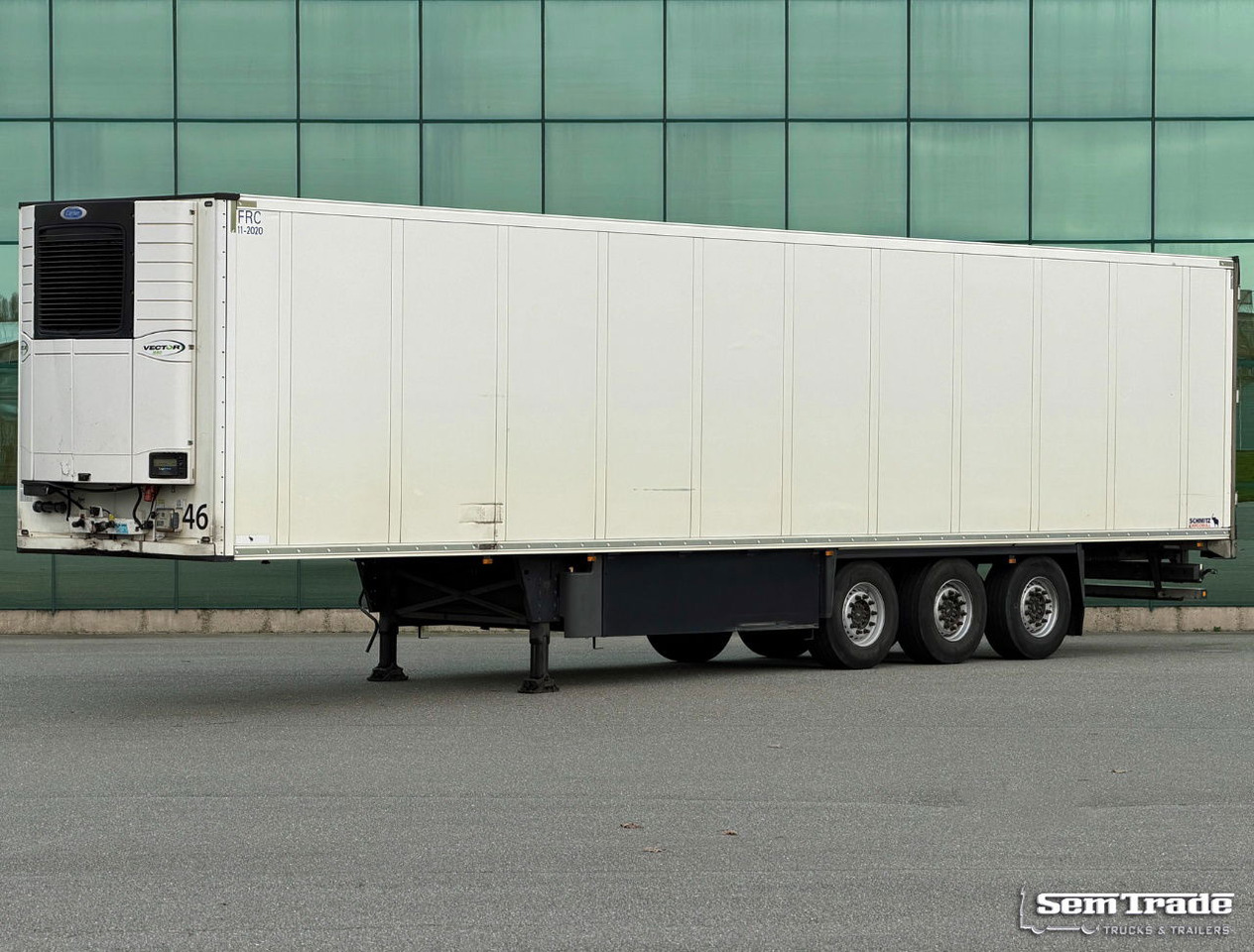 Schmitz Cargobull SCBS3B Carrier Vector 1550 With 6286 Engine Hours Pallet BOX Disc Brakes Belgium-Trailer - Полуприцеп-рефрижератор: фото 1 Schmitz Cargobull SCBS3B Carrier Vector 1550 With 6286 Engine Hours Pallet BOX Disc Brakes Belgium-Trailer - Полуприцеп-рефрижератор: фото 1