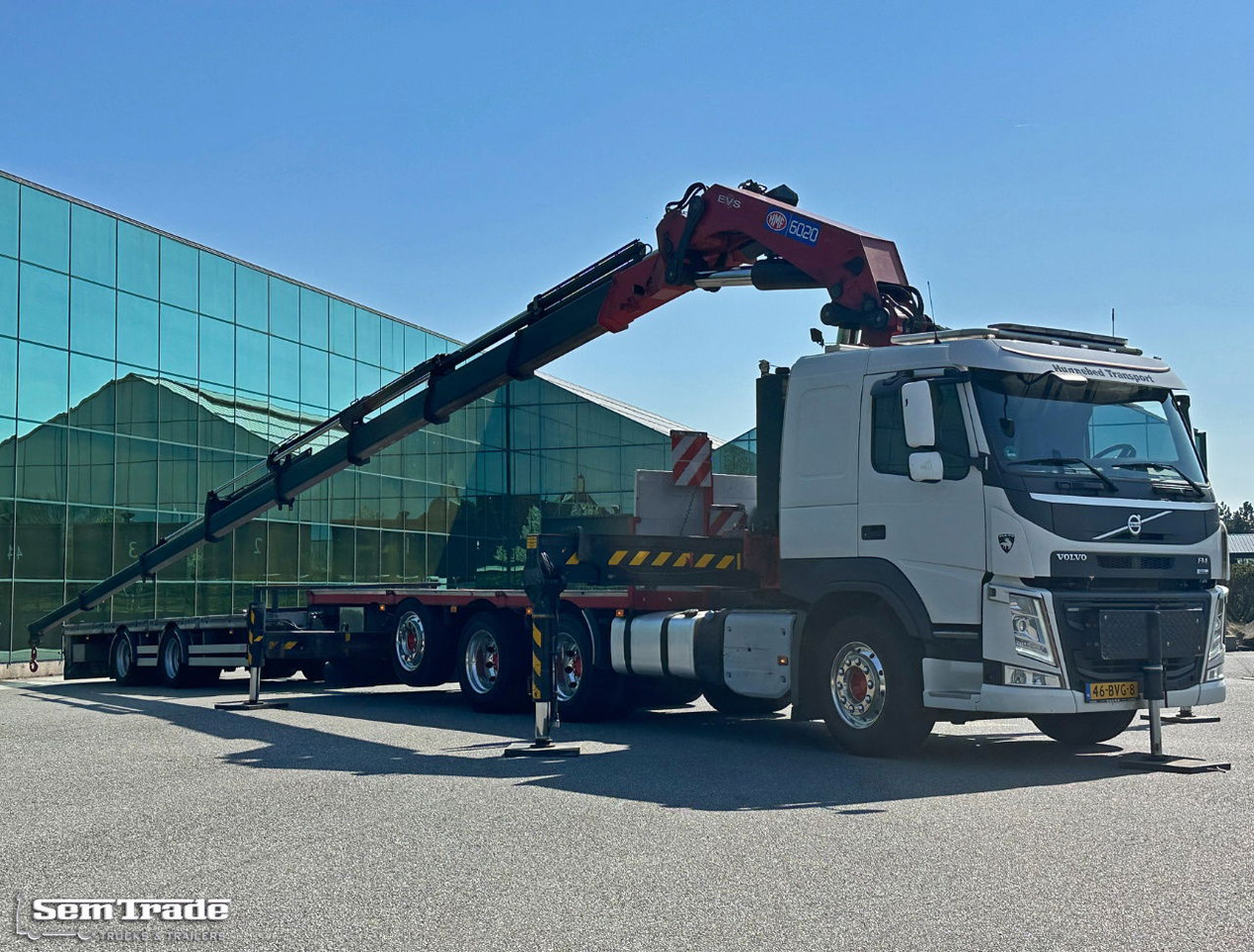 Volvo FMX 540 8X4 HMF 6020 K8 Kraan 231.000 KM + 2023 Sterk Trailer Super Condit - Автоманипулятор: фото 5 Volvo FMX 540 8X4 HMF 6020 K8 Kraan 231.000 KM + 2023 Sterk Trailer Super Condit - Автоманипулятор: фото 5
