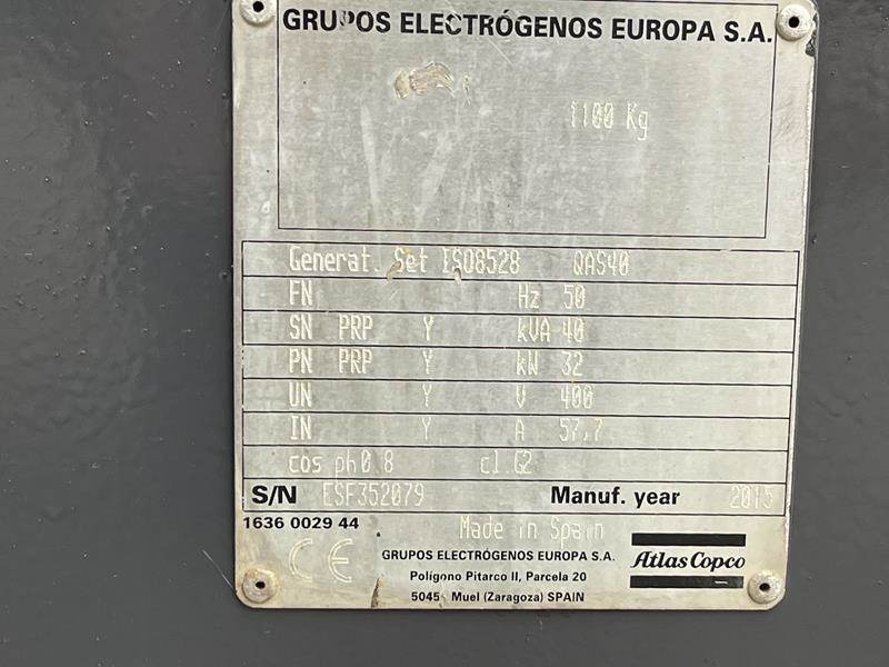 Atlas-Copco QAS 40 - Электрогенератор: фото 3 Atlas-Copco QAS 40 - Электрогенератор: фото 3