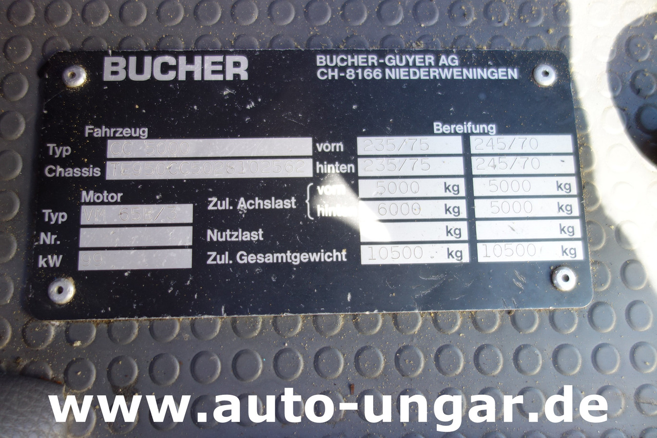 Подметально-уборочная машина BUCHER CityCat CC5000 Schienenreiniger Kehrmaschine RailRoad Zweiweg: фото 19