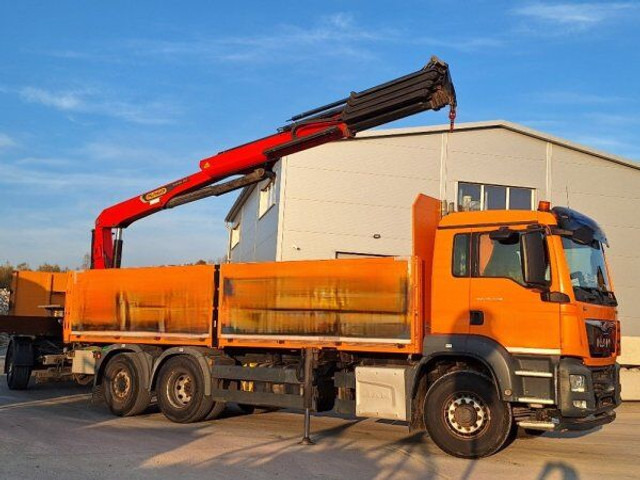 MAN 6x2 TGS 26.440 (6x4 problem!) - Грузовик бортовой/ Платформа, Автоманипулятор: фото 1 MAN 6x2 TGS 26.440 (6x4 problem!) - Грузовик бортовой/ Платформа, Автоманипулятор: фото 1