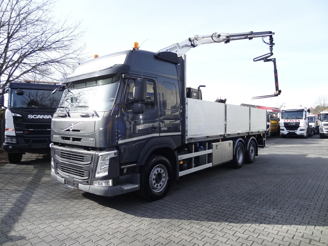 Volvo FM370 6X2*4 Kennis K14 Kran - Автоманипулятор, Грузовик бортовой/ Платформа: фото 2 Volvo FM370 6X2*4 Kennis K14 Kran - Автоманипулятор, Грузовик бортовой/ Платформа: фото 2