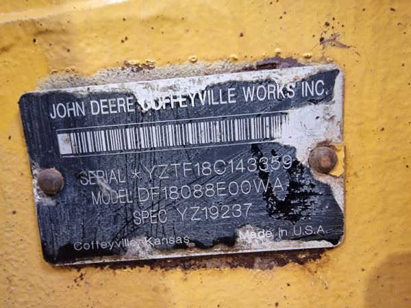 John Deere DF180 with HFWD MOTOR GRADER Transmission - Коробка передач: фото 2 John Deere DF180 with HFWD MOTOR GRADER Transmission - Коробка передач: фото 2