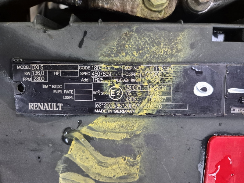 Renault DXI5 180-EEV Engine (Truck) - Двигатель для Грузовиков: фото 2 Renault DXI5 180-EEV Engine (Truck) - Двигатель для Грузовиков: фото 2