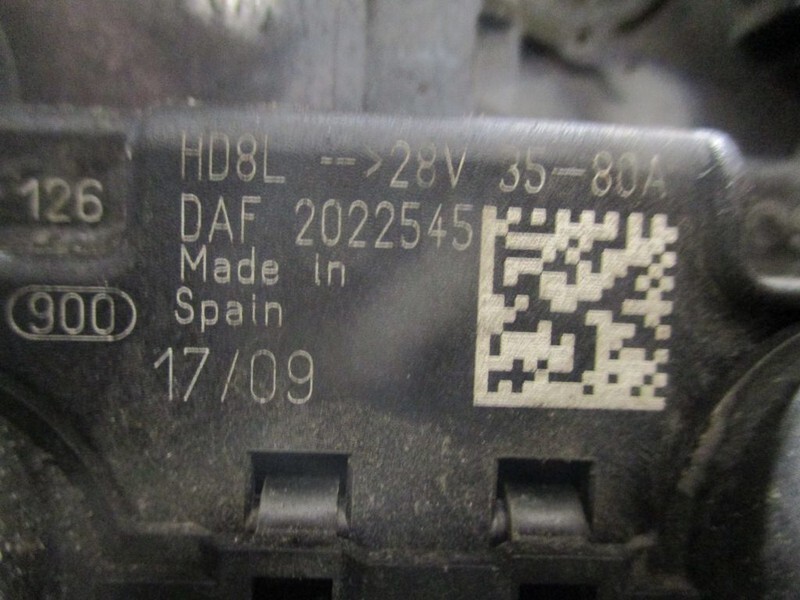 DAF 2025545 Dynamo XF 106 - Генератор для Грузовиков: фото 2 DAF 2025545 Dynamo XF 106 - Генератор для Грузовиков: фото 2