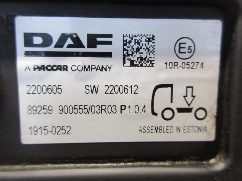 Электрическая система для Грузовиков DAF 2200605 // 2200612 REGELEENHEID DAF XF 480 EURO 6: фото 6