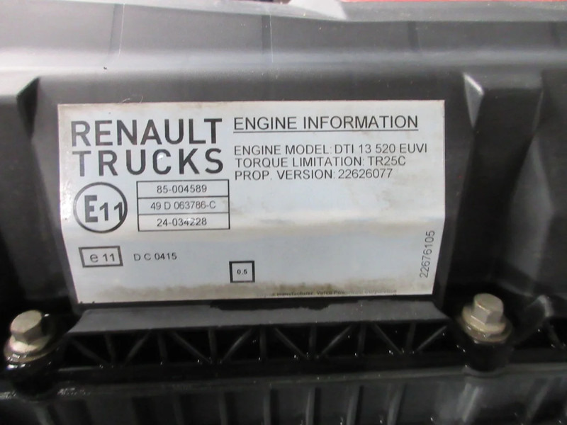 Renault 7422688467//7485008163/7485002163 D13K 520 HP RENAULT EURO 6 - Двигатель для Грузовиков: фото 5 Renault 7422688467//7485008163/7485002163 D13K 520 HP RENAULT EURO 6 - Двигатель для Грузовиков: фото 5