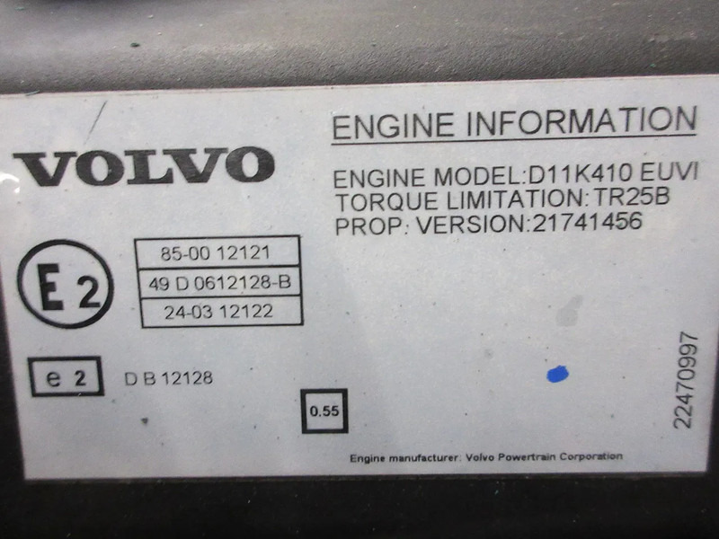 Volvo 22649057 // 21741456 // 85008113 // 85002113 VOLVO FM 450 EURO 6 MODEL 2018 - Двигатель для Грузовиков: фото 5 Volvo 22649057 // 21741456 // 85008113 // 85002113 VOLVO FM 450 EURO 6 MODEL 2018 - Двигатель для Грузовиков: фото 5