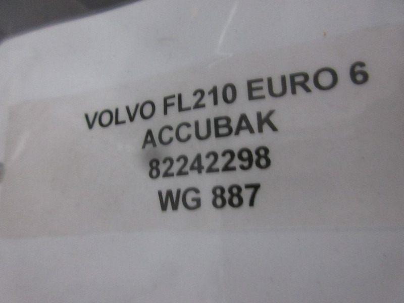 Volvo 82242298//20947987 ACCUBAK VOLVO FL 210 EURO 6 - Рама/ Шасси для Грузовиков: фото 5 Volvo 82242298//20947987 ACCUBAK VOLVO FL 210 EURO 6 - Рама/ Шасси для Грузовиков: фото 5