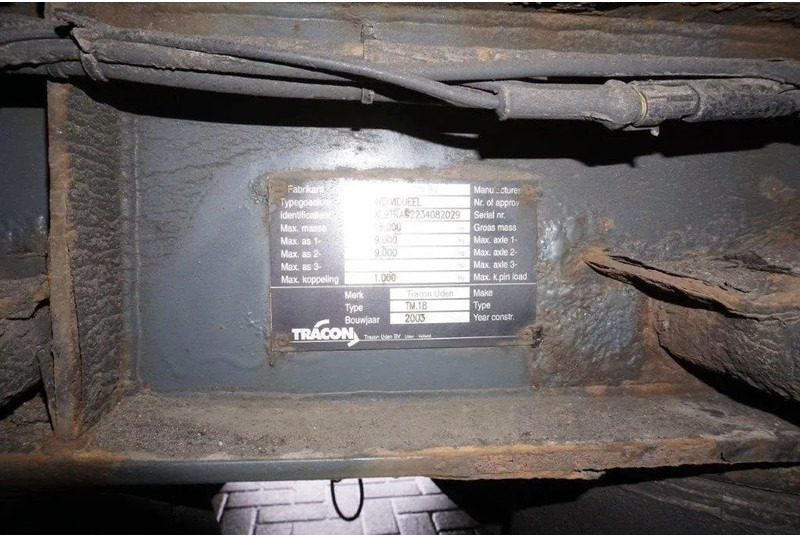 Прицеп-рефрижератор Tracon UDEN TM.180 / NL TRAILER / THROUGH-LOADING SYSTEM / ISOLATED / ALCOA / PLATFORM 2000 KG / 2003: фото 18 Прицеп-рефрижератор Tracon UDEN TM.180 / NL TRAILER / THROUGH-LOADING SYSTEM / ISOLATED / ALCOA / PLATFORM 2000 KG / 2003: фото 18