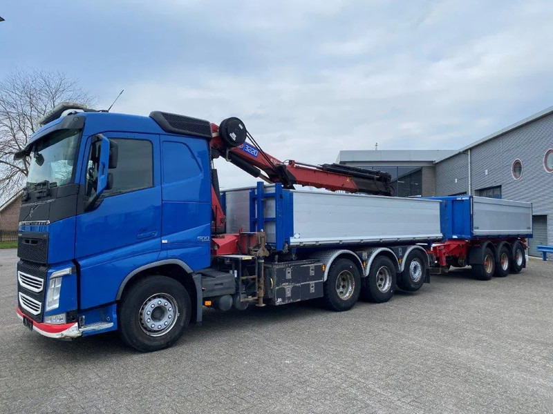 Автоманипулятор Volvo FH4-500 / HMF 3220K-RC / REMOTE / ROTATOR / 3SIDE TIPPER / DYNAMIC STEERING / ONLY:302623 KM / AUTOMATIC / EURO-6 / 2017: фото 11