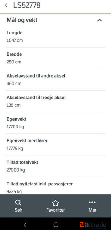 1999 modell MAN 26.414 6x2 kranbil - Грузовик бортовой/ Платформа, Автоманипулятор: фото 5 1999 modell MAN 26.414 6x2 kranbil - Грузовик бортовой/ Платформа, Автоманипулятор: фото 5