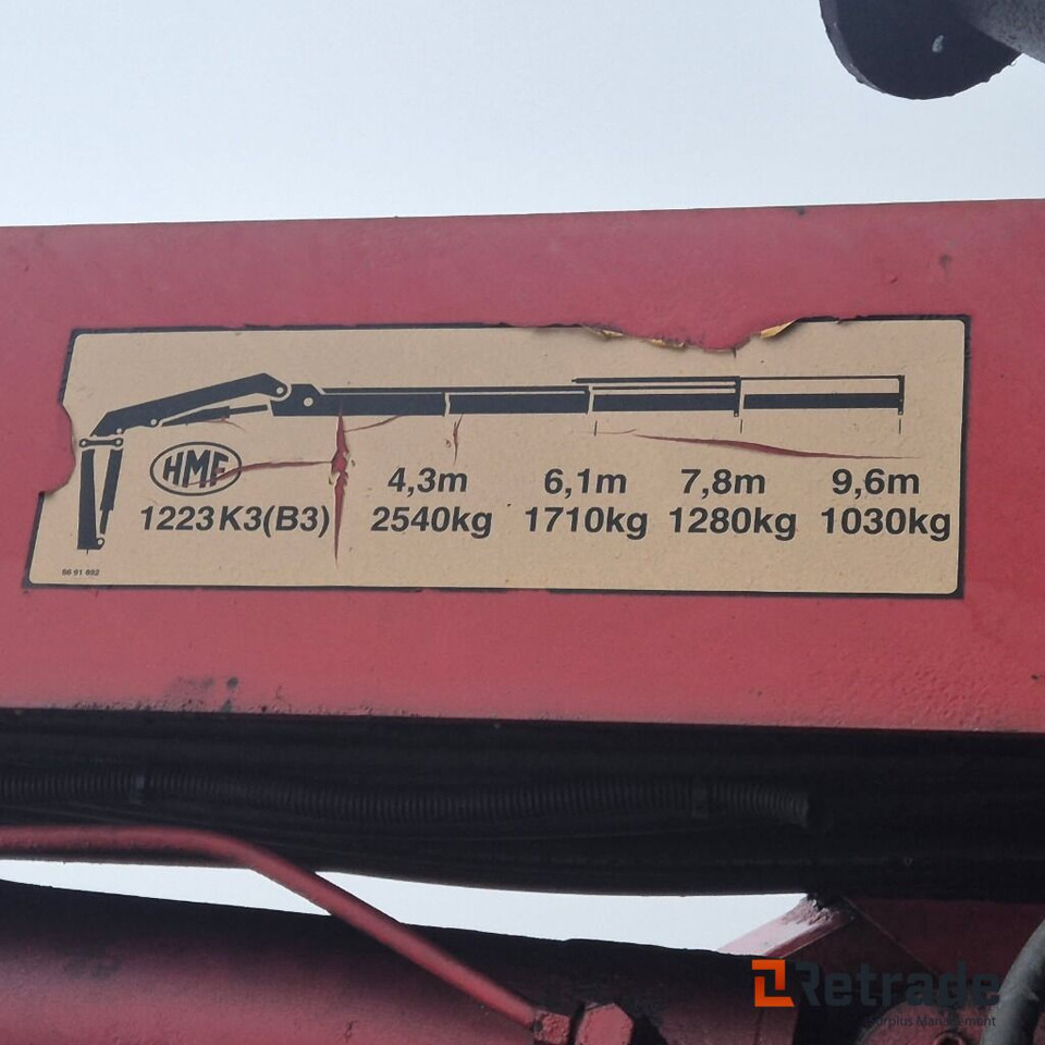 2001mod. HMF 1220 kran - Кран-манипулятор: фото 4 2001mod. HMF 1220 kran - Кран-манипулятор: фото 4