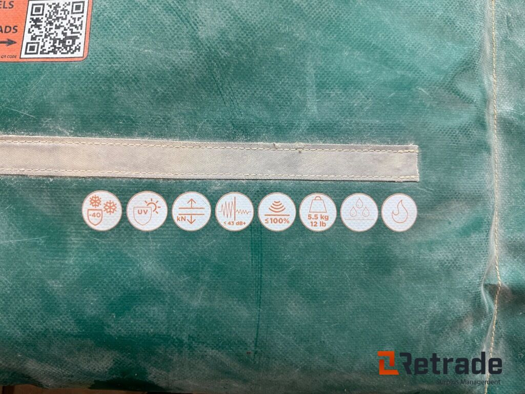 Bullermattor akustiska barriärer Echo Barrier 15 st, en hel pall - Инструмент/ Оборудование: фото 2 Bullermattor akustiska barriärer Echo Barrier 15 st, en hel pall - Инструмент/ Оборудование: фото 2