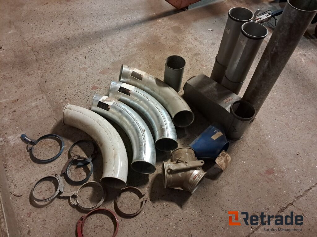 Lot med rør til Korntransport Kongskilde Ø160mm - Послеуборочное оборудование: фото 1 Lot med rør til Korntransport Kongskilde Ø160mm - Послеуборочное оборудование: фото 1