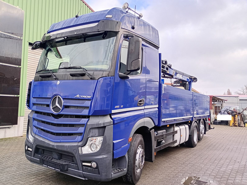 Mercedes-Benz 2545 mit Kran 6X2 Euro6 Atlas 170.2 10,8m Kran - Грузовик бортовой/ Платформа, Автоманипулятор: фото 2 Mercedes-Benz 2545 mit Kran 6X2 Euro6 Atlas 170.2 10,8m Kran - Грузовик бортовой/ Платформа, Автоманипулятор: фото 2