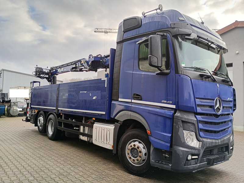 Mercedes-Benz 2545 mit Kran 6X2 Euro6 Atlas 170.2 10,8m Kran - Грузовик бортовой/ Платформа, Автоманипулятор: фото 1 Mercedes-Benz 2545 mit Kran 6X2 Euro6 Atlas 170.2 10,8m Kran - Грузовик бортовой/ Платформа, Автоманипулятор: фото 1