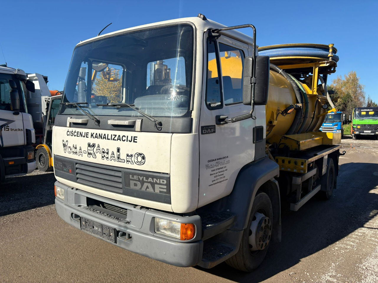 DAF AE55 4x2 vacuum + pressure truck - 8000 liters - Ассенизатор: фото 1 DAF AE55 4x2 vacuum + pressure truck - 8000 liters - Ассенизатор: фото 1