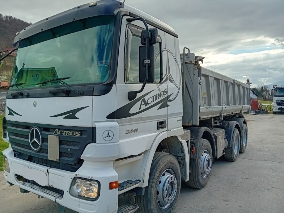 Mercedes-Benz Actros 3241 8x4 meiller tipper - bordmatic - Самосвал: фото 1 Mercedes-Benz Actros 3241 8x4 meiller tipper - bordmatic - Самосвал: фото 1