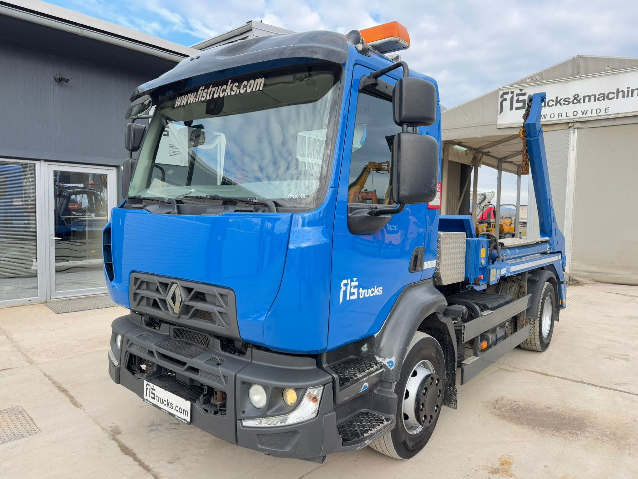 Renault 16.280 4X2 meiller absetz tipper - Грузовик-контейнеровоз/ Сменный кузов: фото 1 Renault 16.280 4X2 meiller absetz tipper - Грузовик-контейнеровоз/ Сменный кузов: фото 1