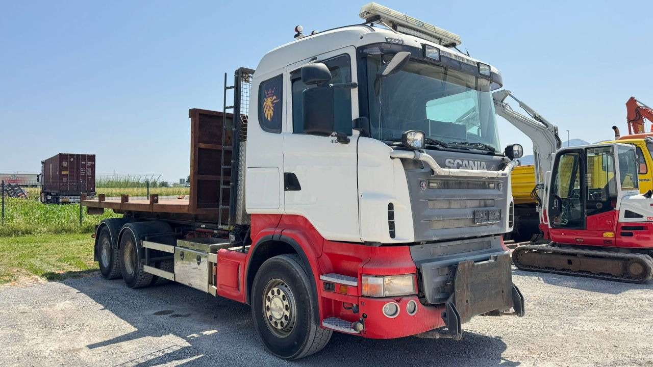 Scania R400 6x2 abroll tipper + plato - Грузовик-контейнеровоз/ Сменный кузов: фото 3 Scania R400 6x2 abroll tipper + plato - Грузовик-контейнеровоз/ Сменный кузов: фото 3