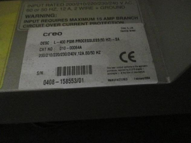 Creo Lotem 400 Thermal Platesetter - Печатное оборудование: фото 4 Creo Lotem 400 Thermal Platesetter - Печатное оборудование: фото 4