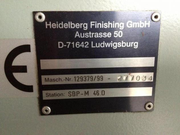 Heidelberg Steel SBP-M 46 D Upright Press Delivery - Фальцовщик: фото 2 Heidelberg Steel SBP-M 46 D Upright Press Delivery - Фальцовщик: фото 2