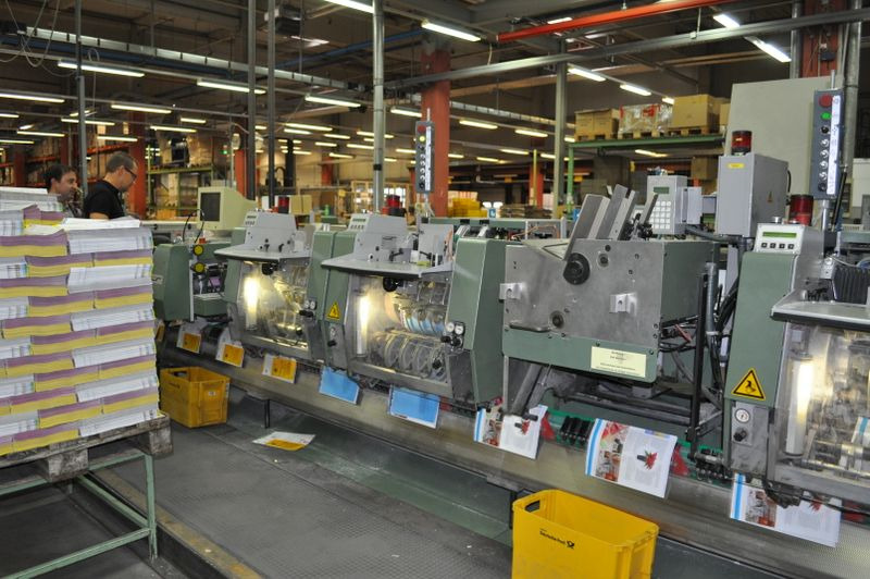 High Speed saddlestitcher Müller Martini Prima Amrys Year 2000 - Печатное оборудование: фото 1 High Speed saddlestitcher Müller Martini Prima Amrys Year 2000 - Печатное оборудование: фото 1