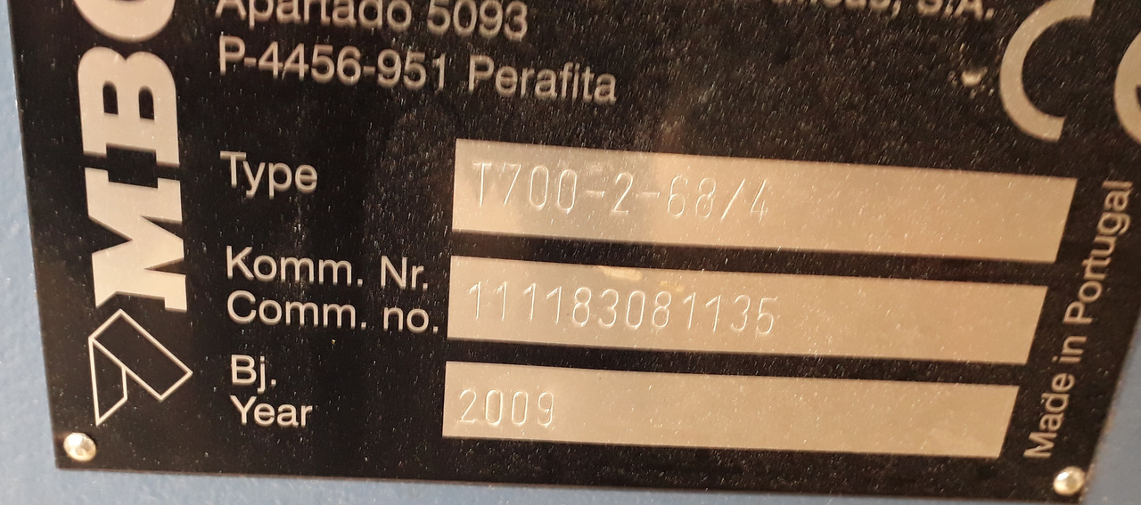 MBO T 700-4-R Perfection buckle plate folder - Фальцовщик: фото 2 MBO T 700-4-R Perfection buckle plate folder - Фальцовщик: фото 2