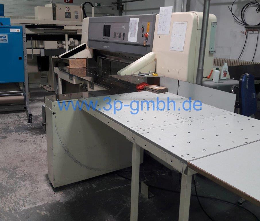 POLAR large format high-speed cutter 176 ED with loading transomat Polar TR 185-BL-7 - Бумагорезательная машина: фото 2 POLAR large format high-speed cutter 176 ED with loading transomat Polar TR 185-BL-7 - Бумагорезательная машина: фото 2