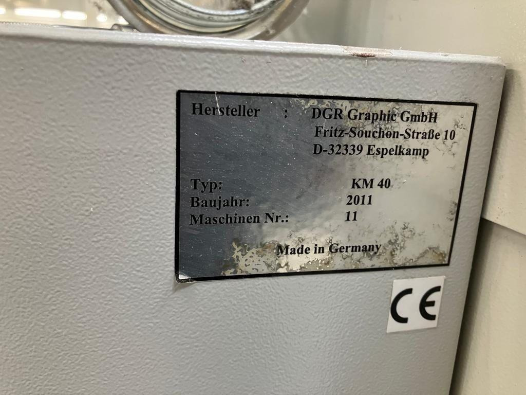 Book on Demand Perfect Binder - spine gluing station DGR Graphic KM 40 - Переплетная машина: фото 5 Book on Demand Perfect Binder - spine gluing station DGR Graphic KM 40 - Переплетная машина: фото 5