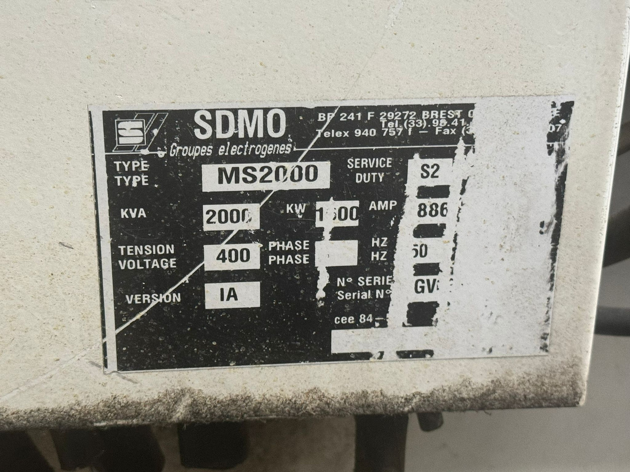 SDMO 2000 kVa MTU16V diesel - Электрогенератор: фото 4 SDMO 2000 kVa MTU16V diesel - Электрогенератор: фото 4