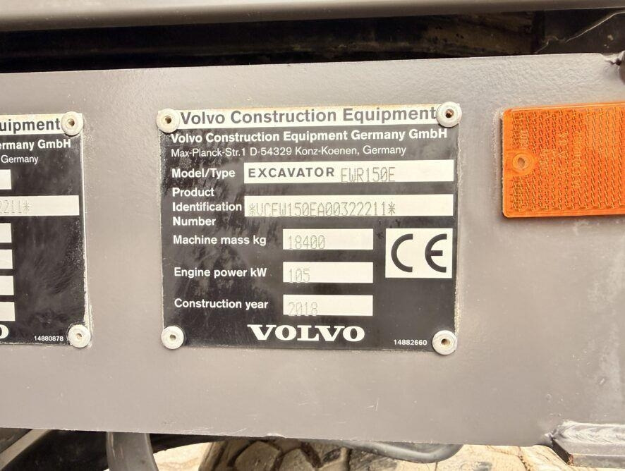 Колёсный экскаватор Volvo EWR150E: фото 19 Колёсный экскаватор Volvo EWR150E: фото 19