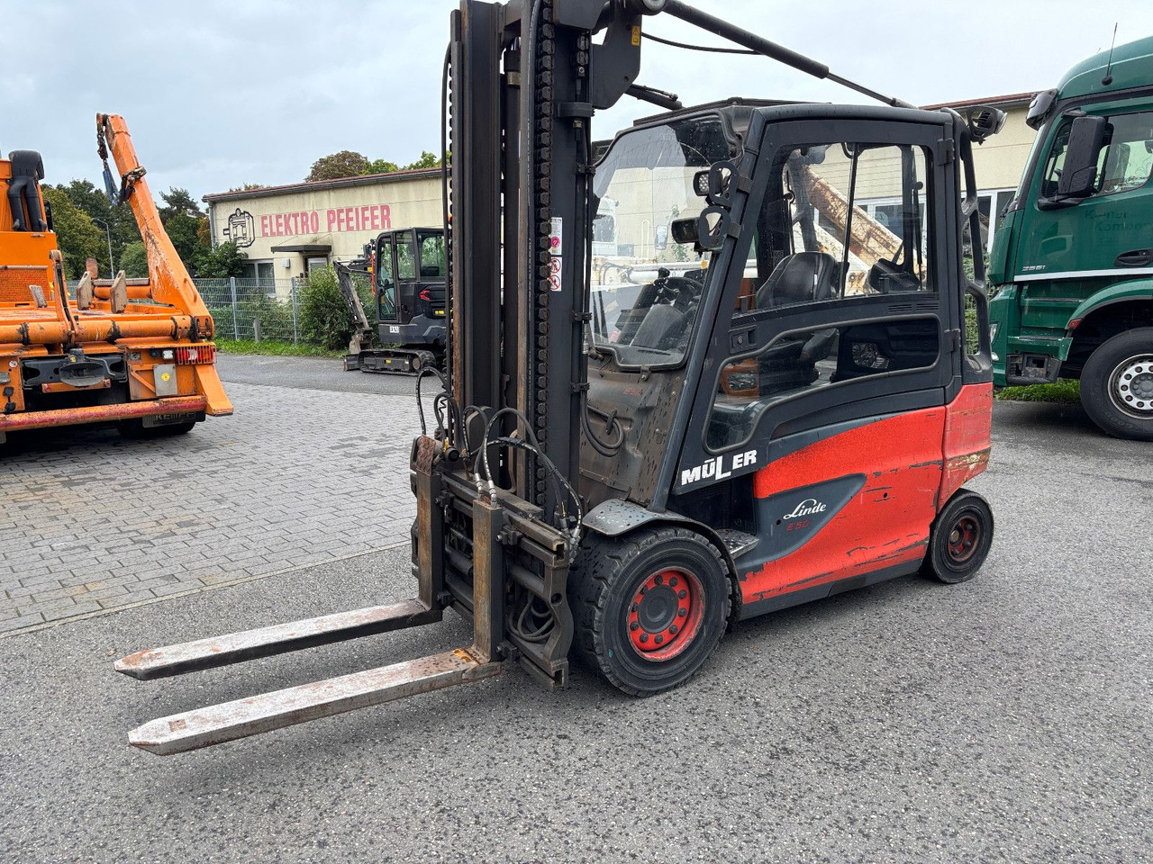 Linde E 50HL-01 Triplex Teleskopgabel - Электропогрузчик: фото 2 Linde E 50HL-01 Triplex Teleskopgabel - Электропогрузчик: фото 2