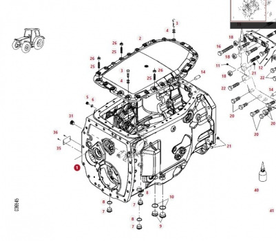 Valtra S374 Transmission Gearbox Housing 1030153100000 - Коробка передач: фото 1 Valtra S374 Transmission Gearbox Housing 1030153100000 - Коробка передач: фото 1