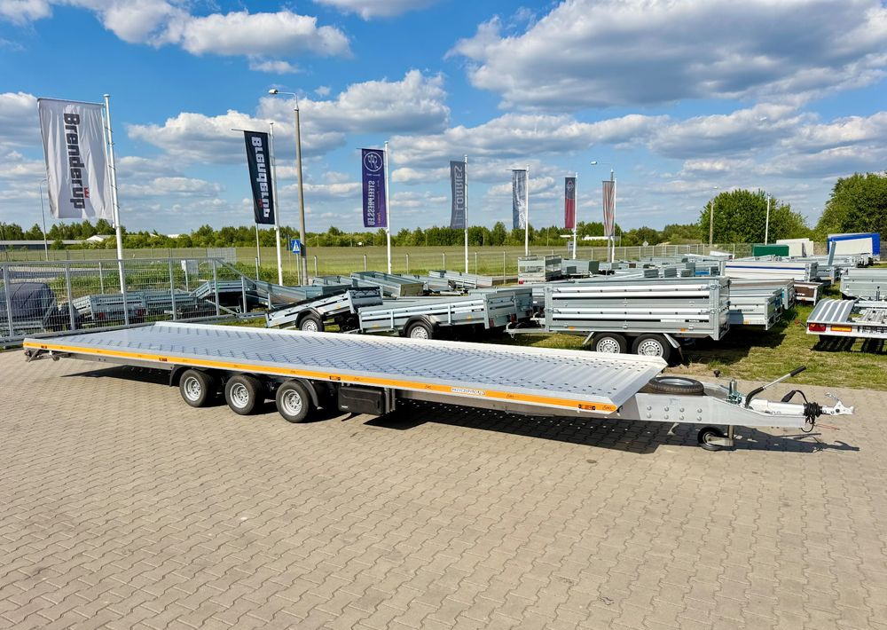 GROMEX laweta aluminiowa | 850x210cm | DMC 3500kg | platforma na 2 auta | 3 osie AL-KO | OŚWIETLENIE LED - Прицеп-автовоз: фото 1 GROMEX laweta aluminiowa | 850x210cm | DMC 3500kg | platforma na 2 auta | 3 osie AL-KO | OŚWIETLENIE LED - Прицеп-автовоз: фото 1