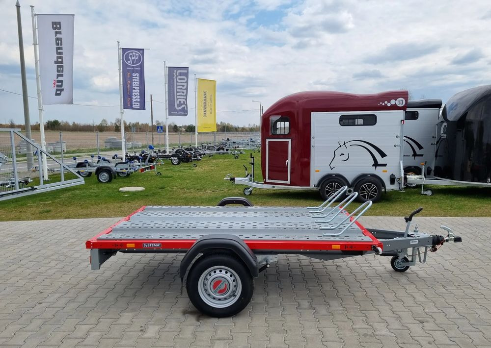 STEMA STM 02 10-25-15.1 red | 251x153 cm 3 motocykle | DMC 1000kg - Прицеп для мотоцикла: фото 3 STEMA STM 02 10-25-15.1 red | 251x153 cm 3 motocykle | DMC 1000kg - Прицеп для мотоцикла: фото 3