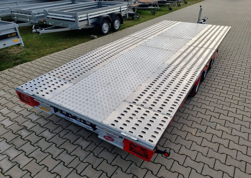 Новый Прицеп-автовоз TA-NO Scorpio 55 PREMIUM laweta 3 osiowa 5.5m 3500kg DMC najazdy niski załadunek: фото 6 Новый Прицеп-автовоз TA-NO Scorpio 55 PREMIUM laweta 3 osiowa 5.5m 3500kg DMC najazdy niski załadunek: фото 6