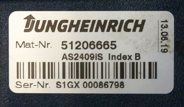 Jungheinrich 51206665 | Rij/hef regeling Drive/lift controller AS2409 i S Index - Блок управления для Погрузочно-разгрузочной техники: фото 2 Jungheinrich 51206665 | Rij/hef regeling Drive/lift controller AS2409 i S Index - Блок управления для Погрузочно-разгрузочной техники: фото 2