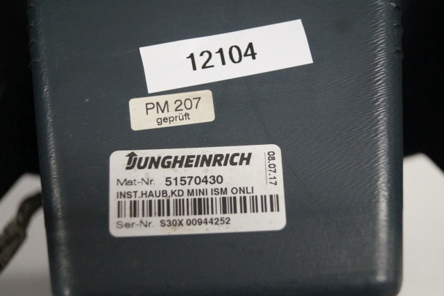 Jungheinrich 51570430 | Dashboard including ISM module 51527937 KD mini co 250K - Приборная панель для Погрузочно-разгрузочной техники: фото 3 Jungheinrich 51570430 | Dashboard including ISM module 51527937 KD mini co 250K - Приборная панель для Погрузочно-разгрузочной техники: фото 3