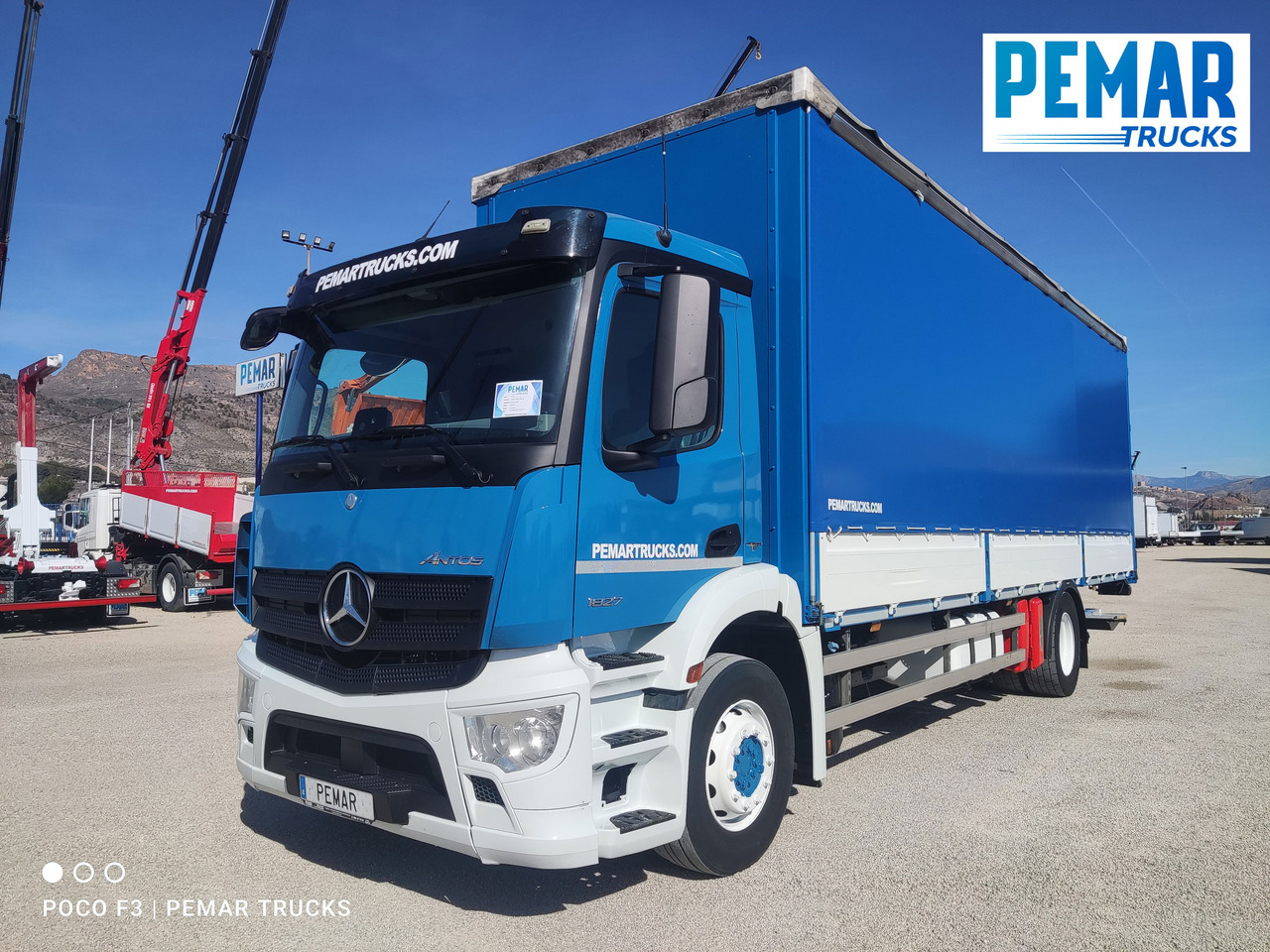 MERCEDES-BENZ ANTOS 1827 SEMITAUTLINER RETARDER - Тентованный грузовик: фото 1 MERCEDES-BENZ ANTOS 1827 SEMITAUTLINER RETARDER - Тентованный грузовик: фото 1