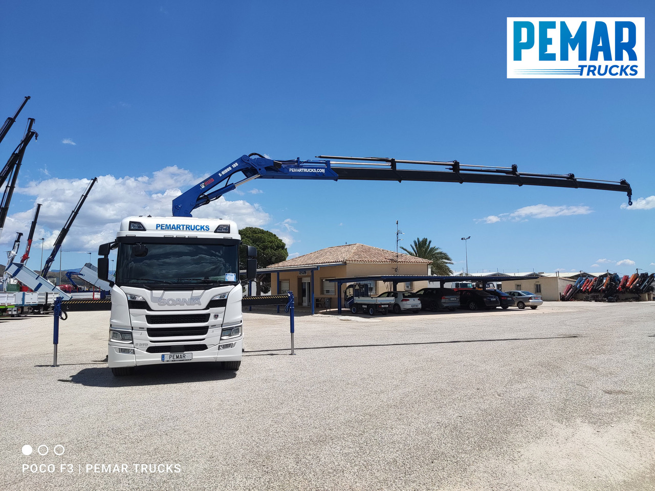 Грузовик бортовой/ Платформа, Автоманипулятор SCANIA P 370 4X2 GRUA CAJA FIJA: фото 20