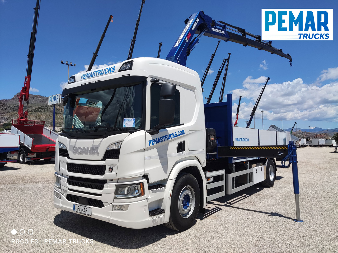 SCANIA P 370 4X2 GRUA CAJA FIJA - Грузовик бортовой/ Платформа, Автоманипулятор: фото 1 SCANIA P 370 4X2 GRUA CAJA FIJA - Грузовик бортовой/ Платформа, Автоманипулятор: фото 1